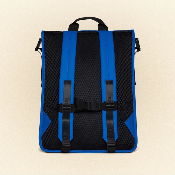 RAINS Trail Rolltop Backpack in Waves NWT - Picture 3 of 8